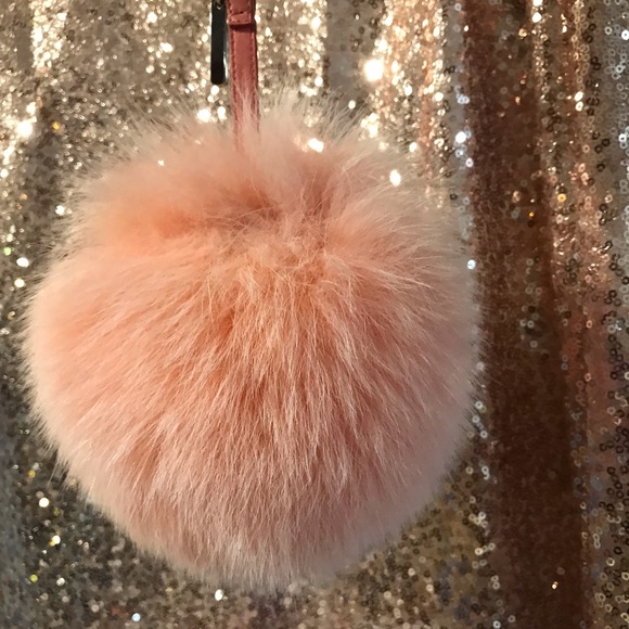 Fendi ABC fur Pom Pom large key bag charm - Picture 2 of 6
